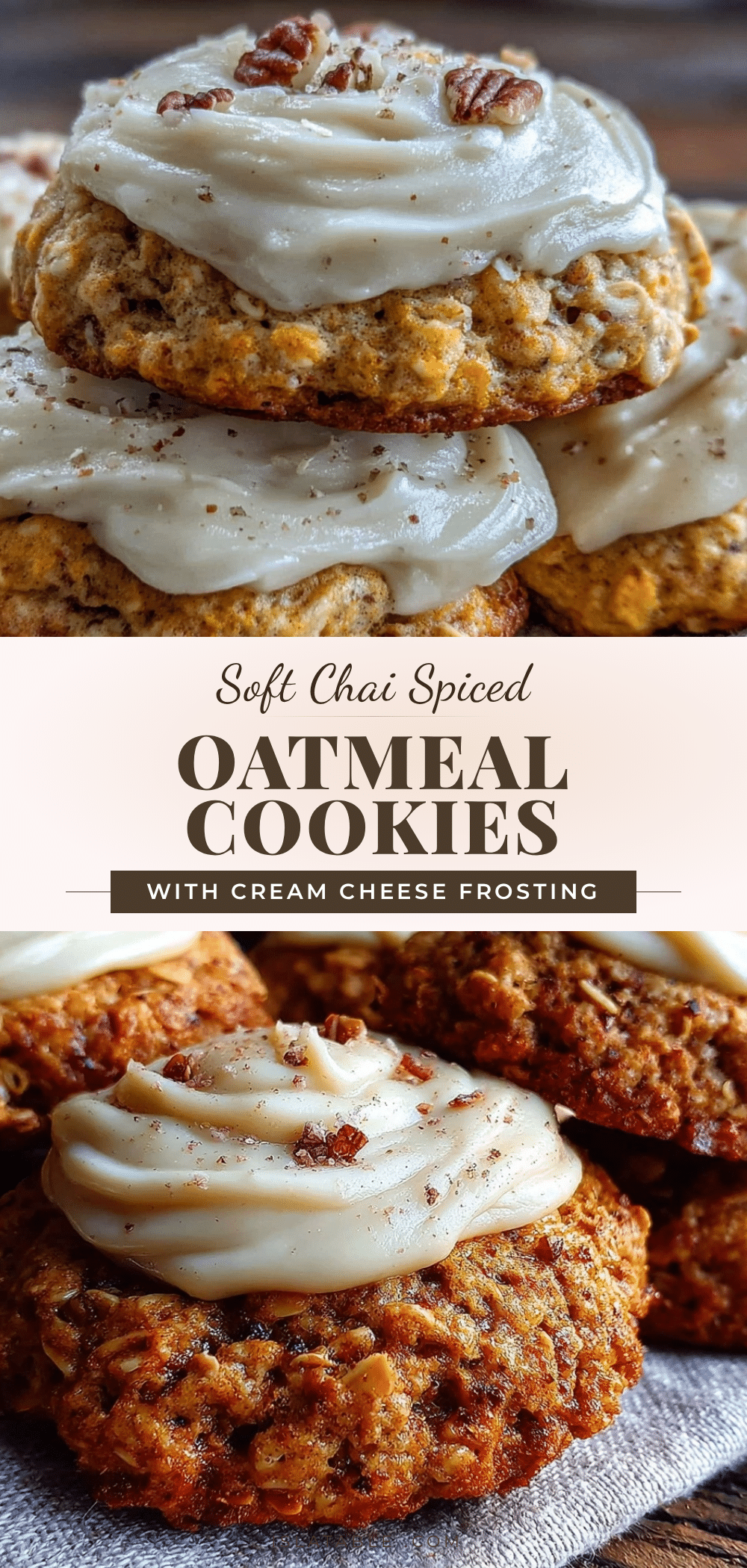chai spiced oatmeal cookies recipe