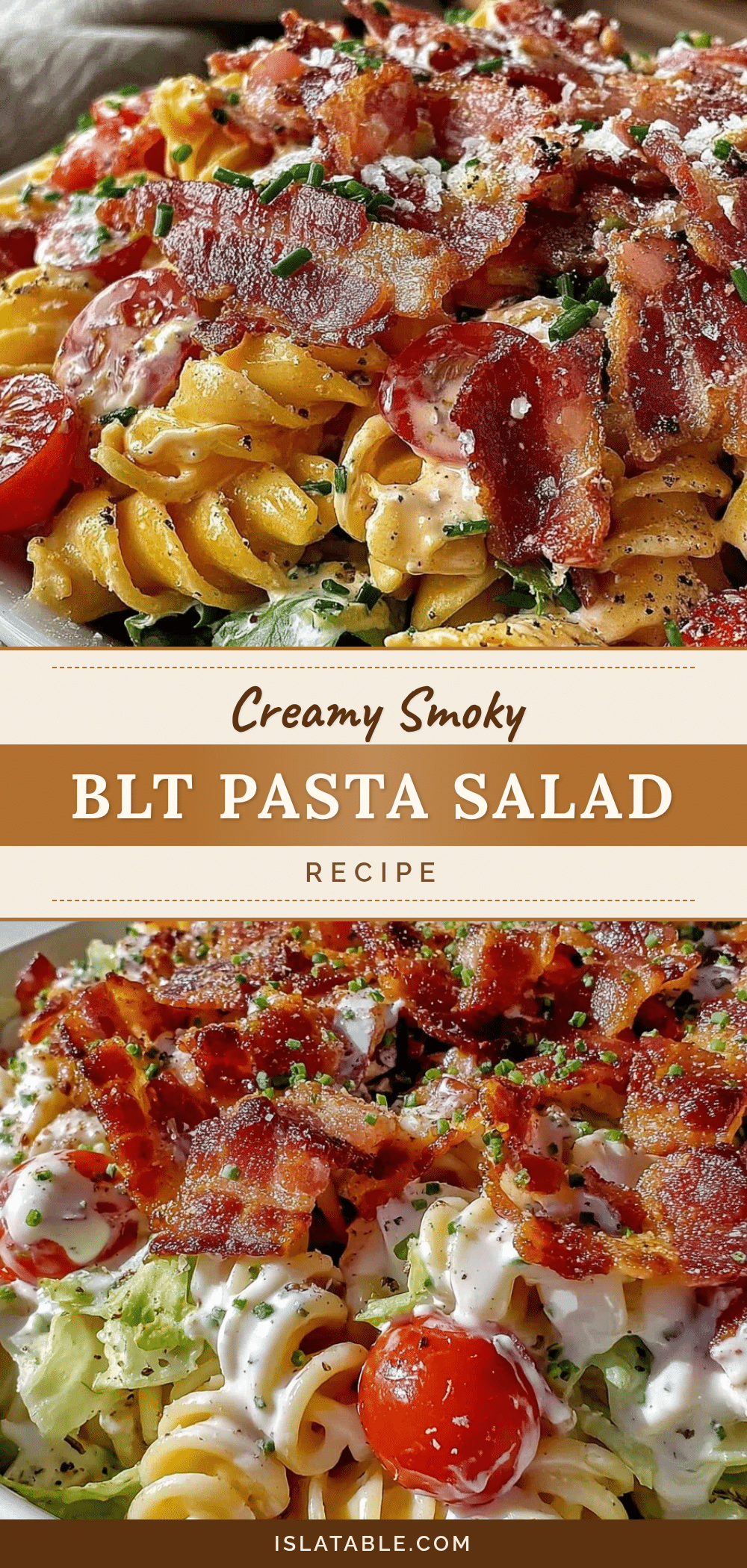 creamy blt pasta salad recipe