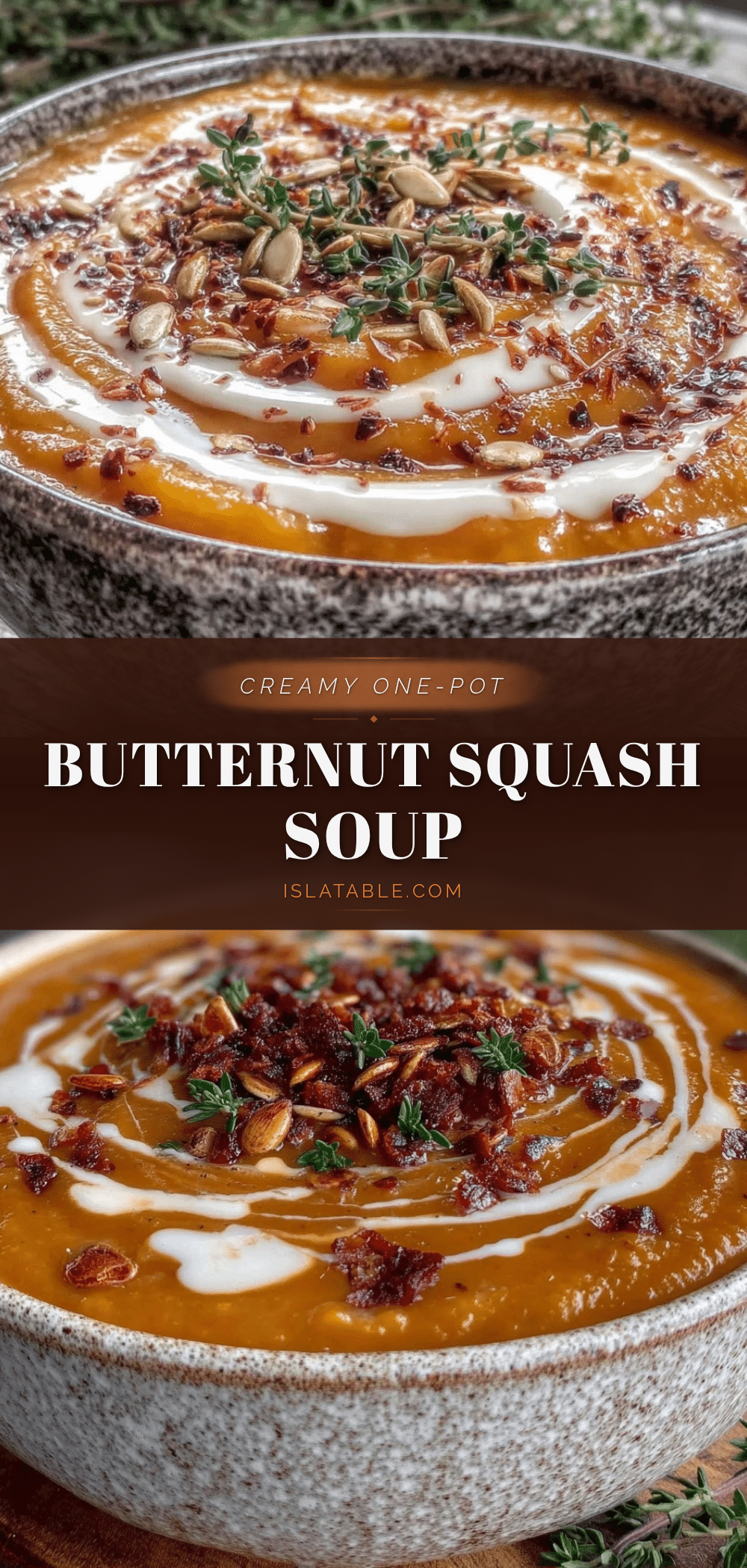 creamy one-pot butternut squash soup recipe