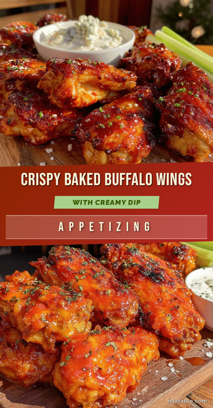 crispy baked buffalo chicken wings recipe