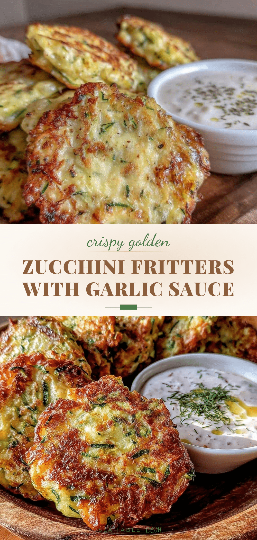 crispy baked zucchini fritters recipe