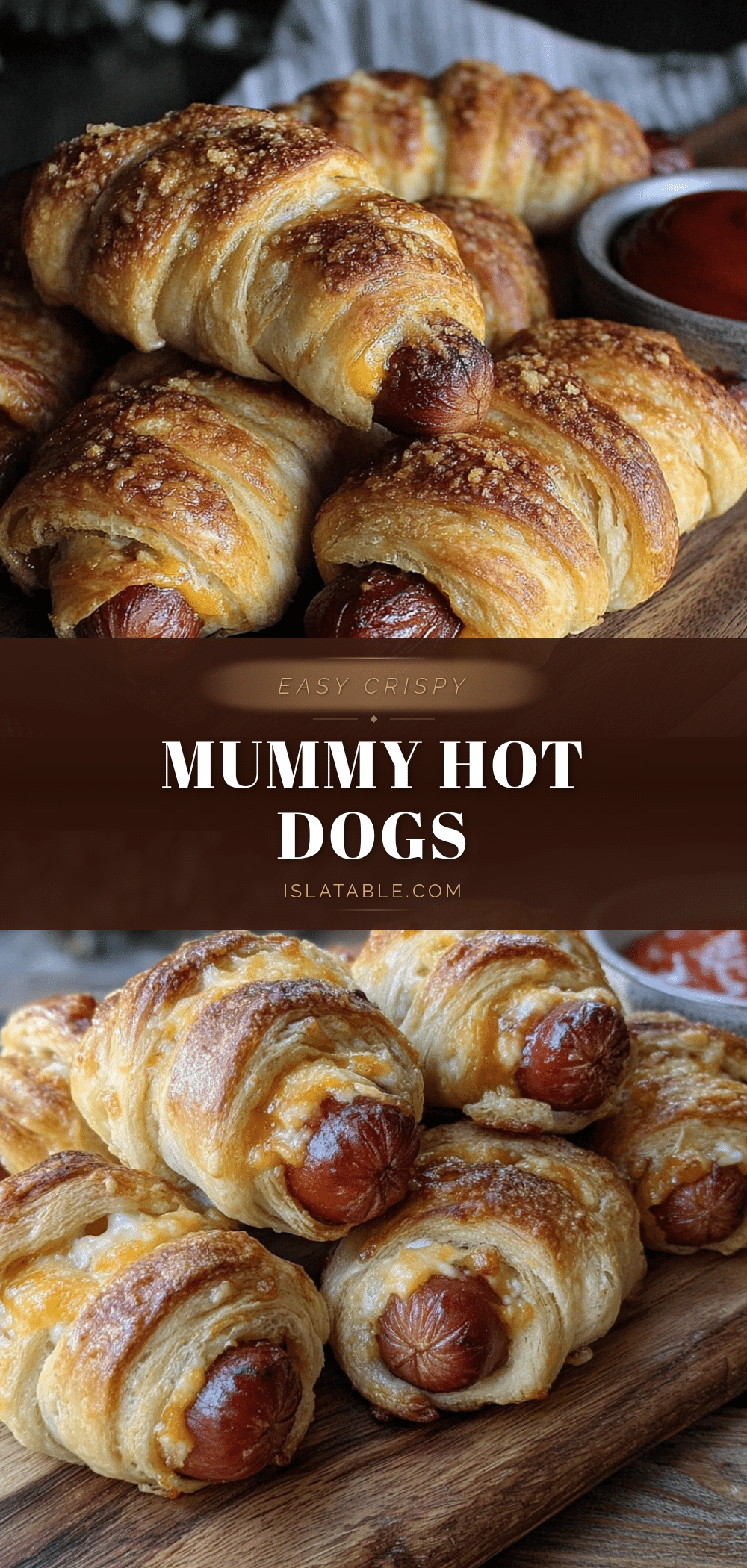 crispy mummy hot dogs recipe