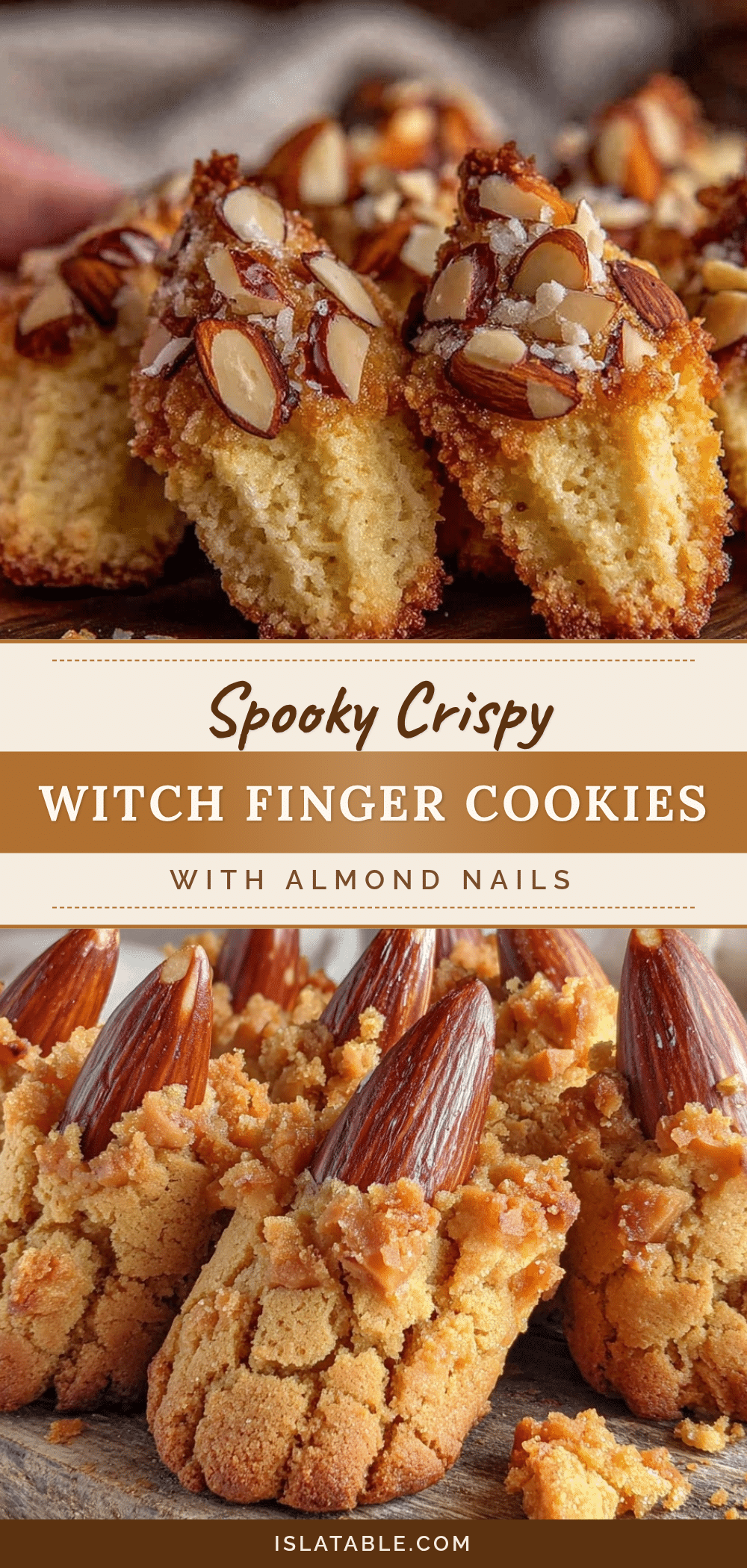 crispy witch finger cookies recipe