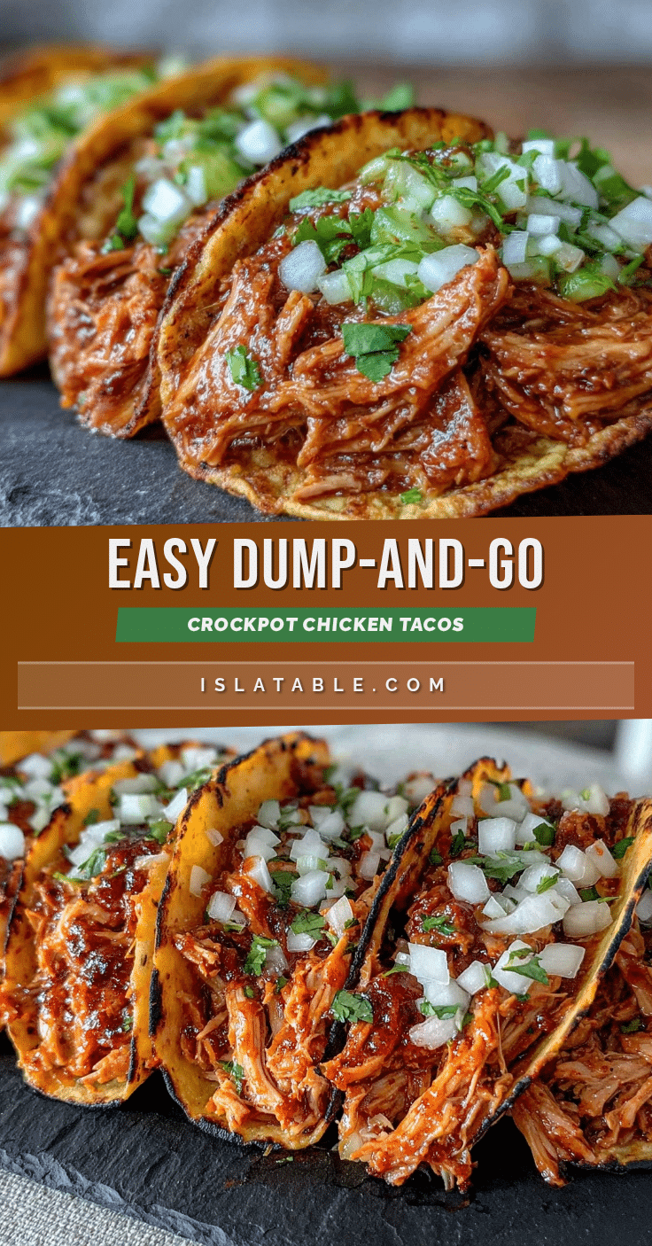 dump and go crockpot chicken tacos recipe