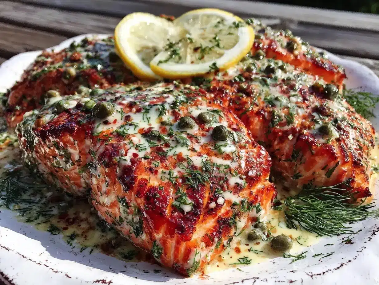 easy baked lemon dill salmon preparation steps