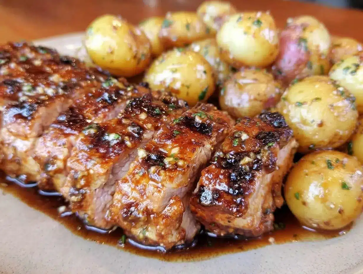 easy crockpot honey garlic pork tenderloin preparation steps