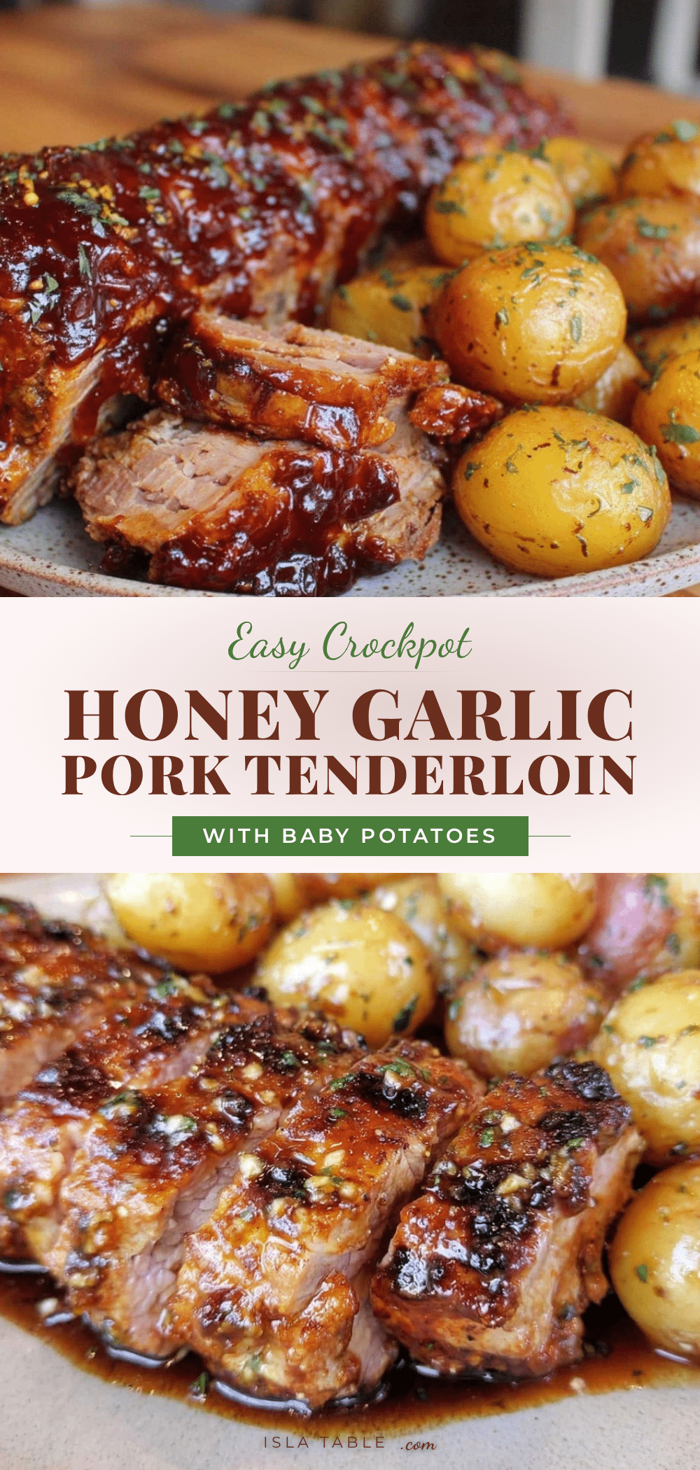 easy crockpot honey garlic pork tenderloin recipe