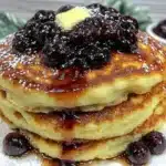 fluffy Greek yogurt pancakes - featured image
