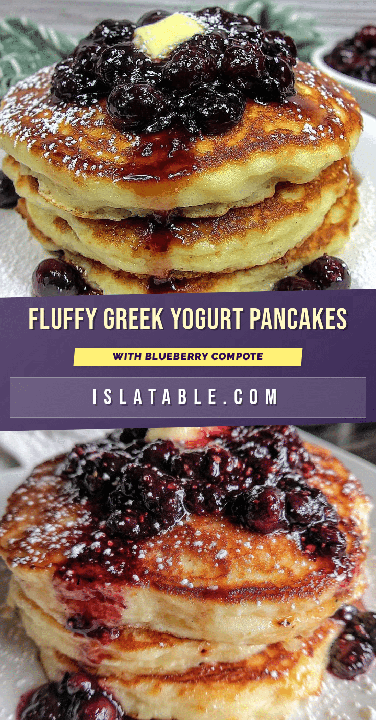 fluffy Greek yogurt pancakes recipe