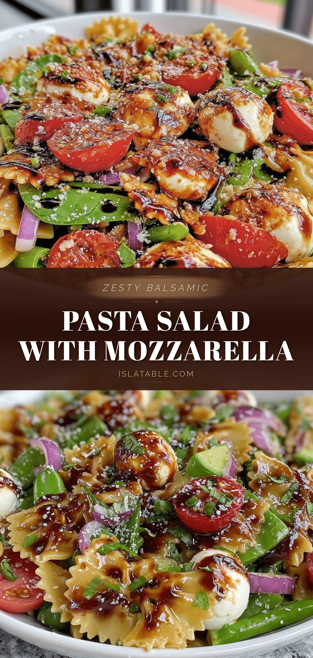 fresh balsamic vinaigrette pasta salad recipe