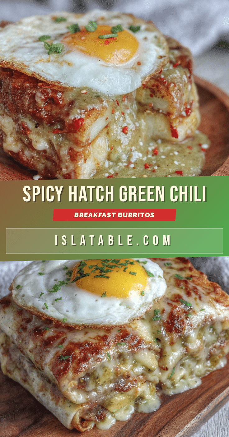 Hatch green chili breakfast burritos recipe