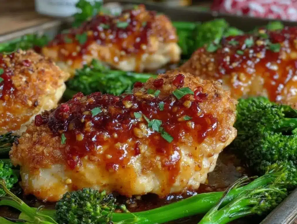 honey garlic glazed chicken breast - featured image