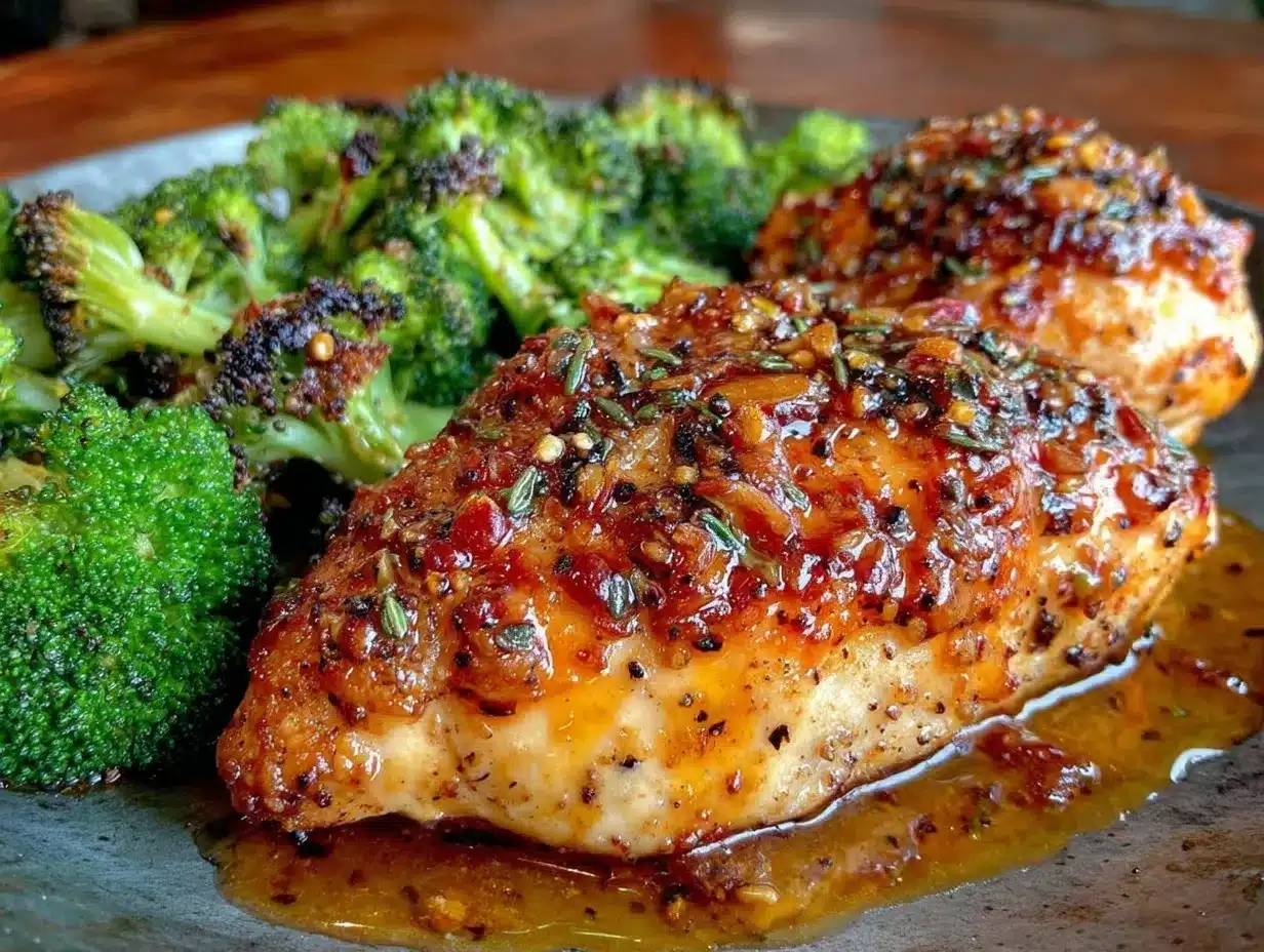 honey garlic glazed chicken breast preparation steps