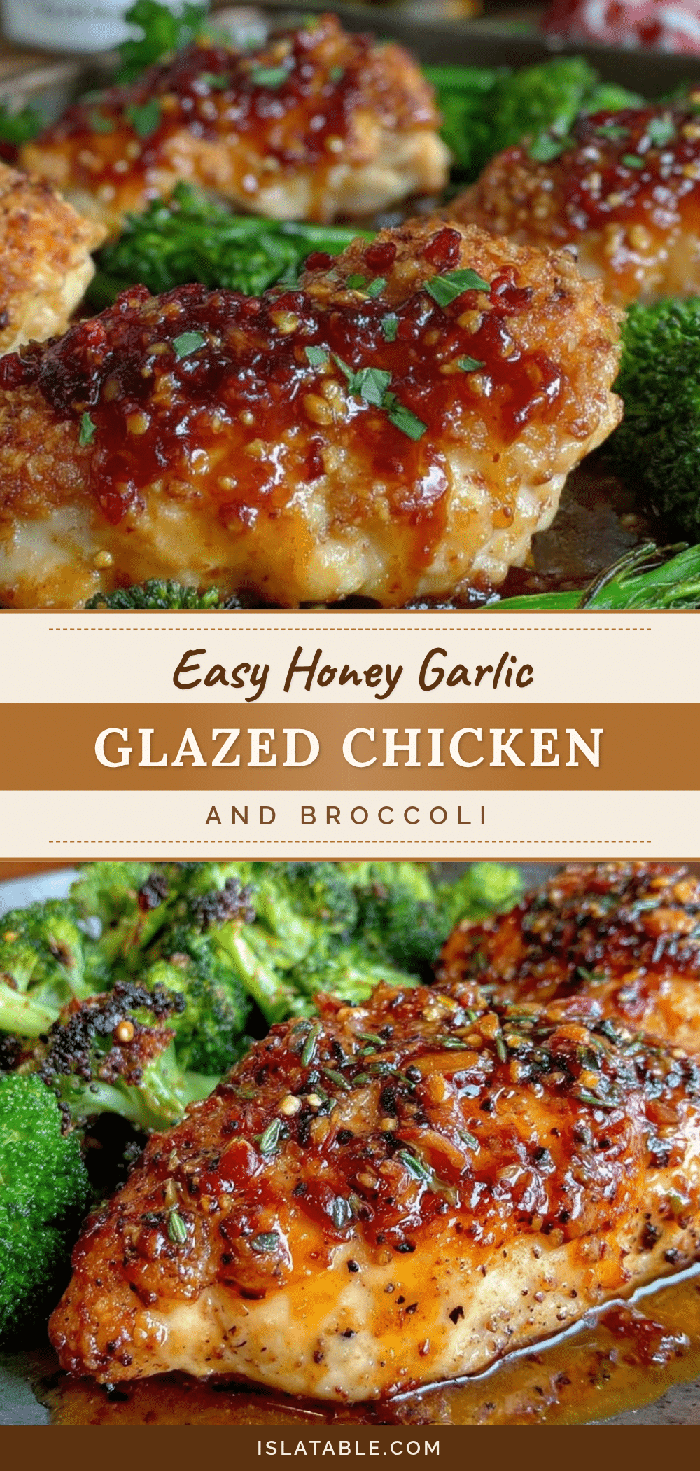 honey garlic glazed chicken breast recipe