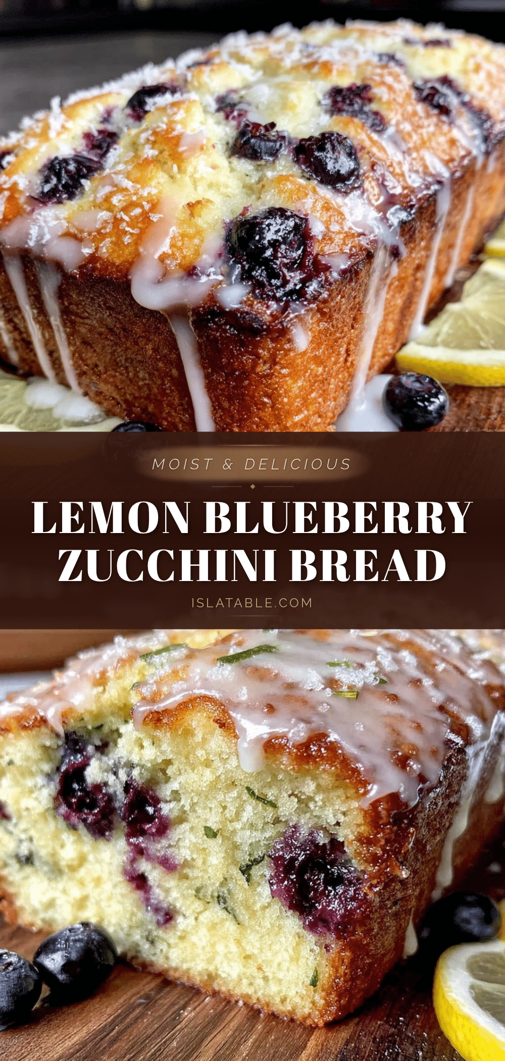 lemon blueberry zucchini bread recipe