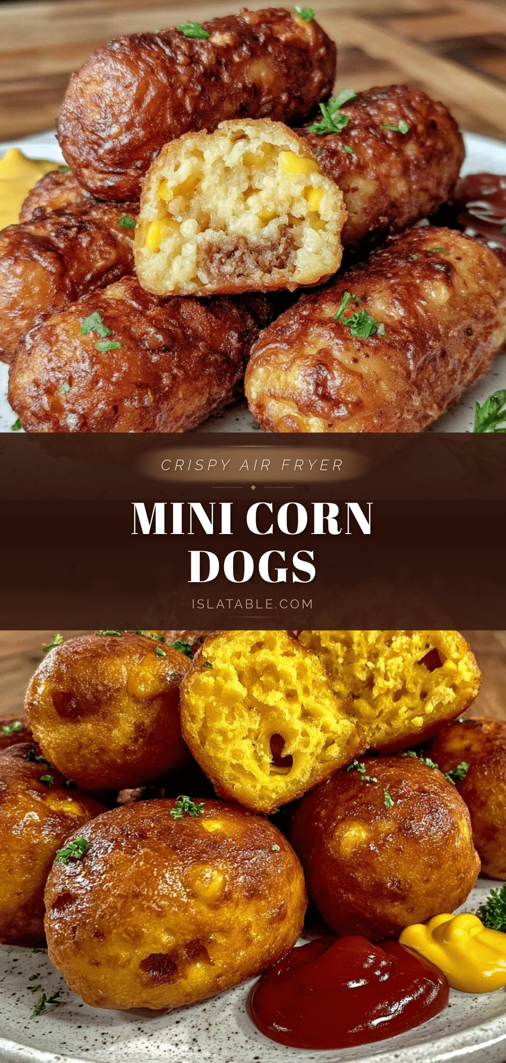 mini corn dogs air fryer recipe