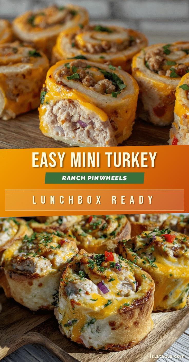 mini turkey ranch pinwheels recipe