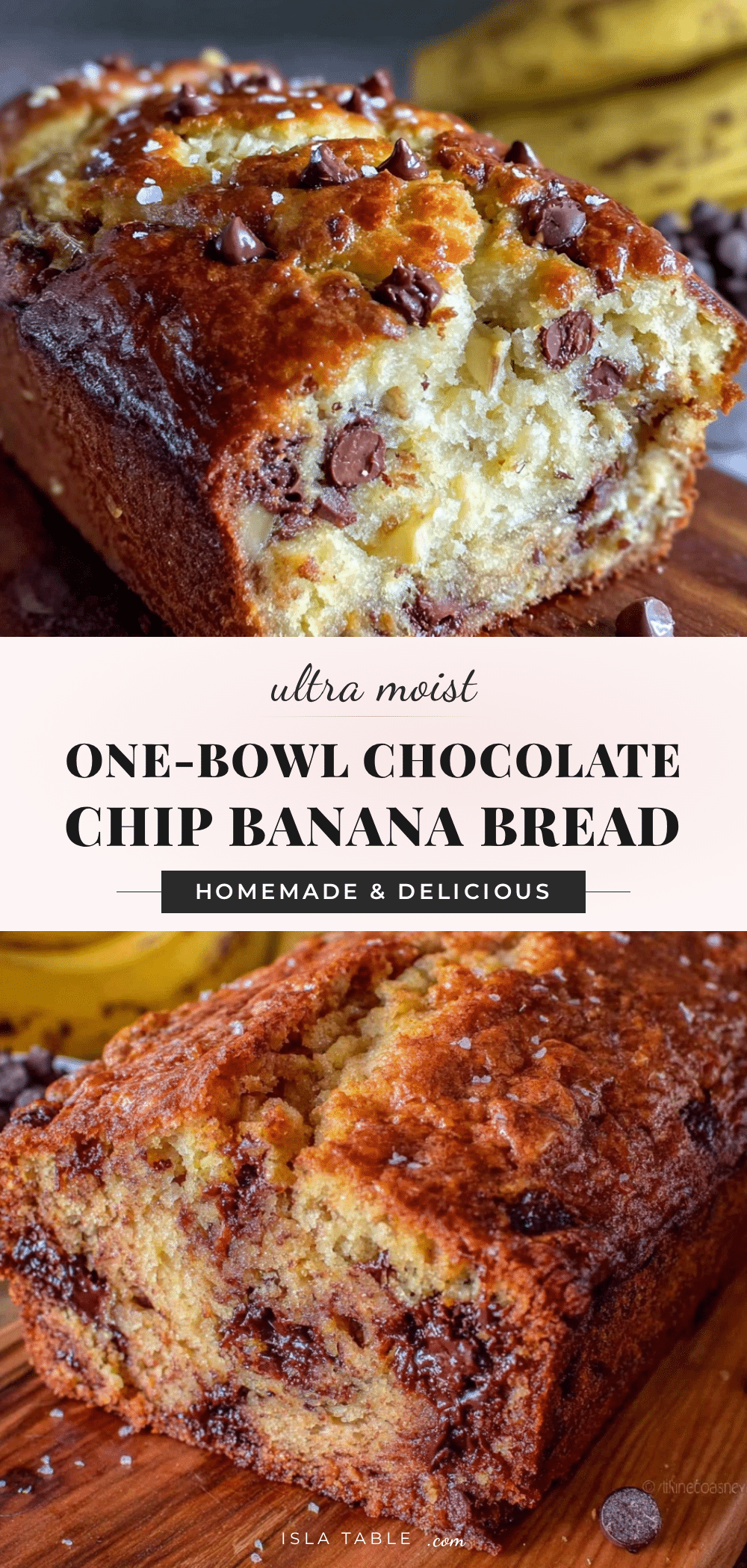 one-bowl chocolate chip banana bread recipe