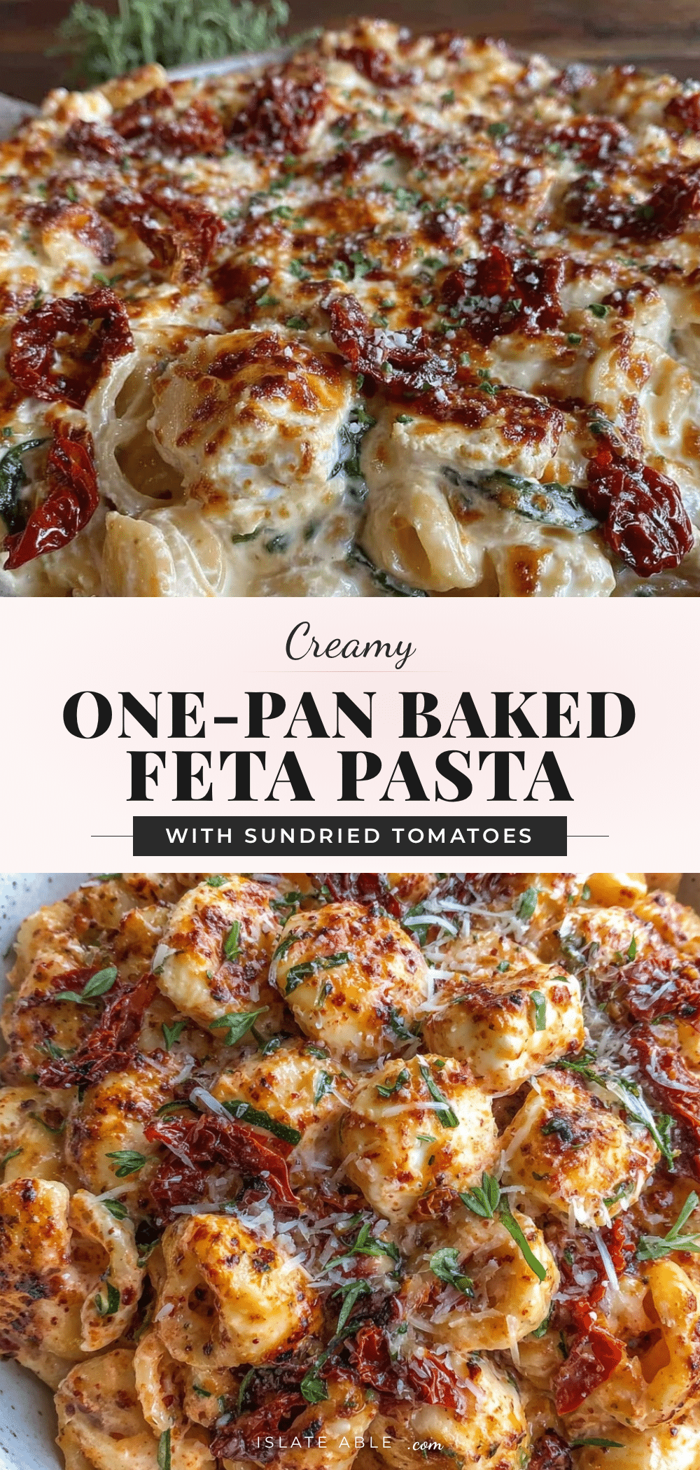 one-pan baked feta pasta recipe