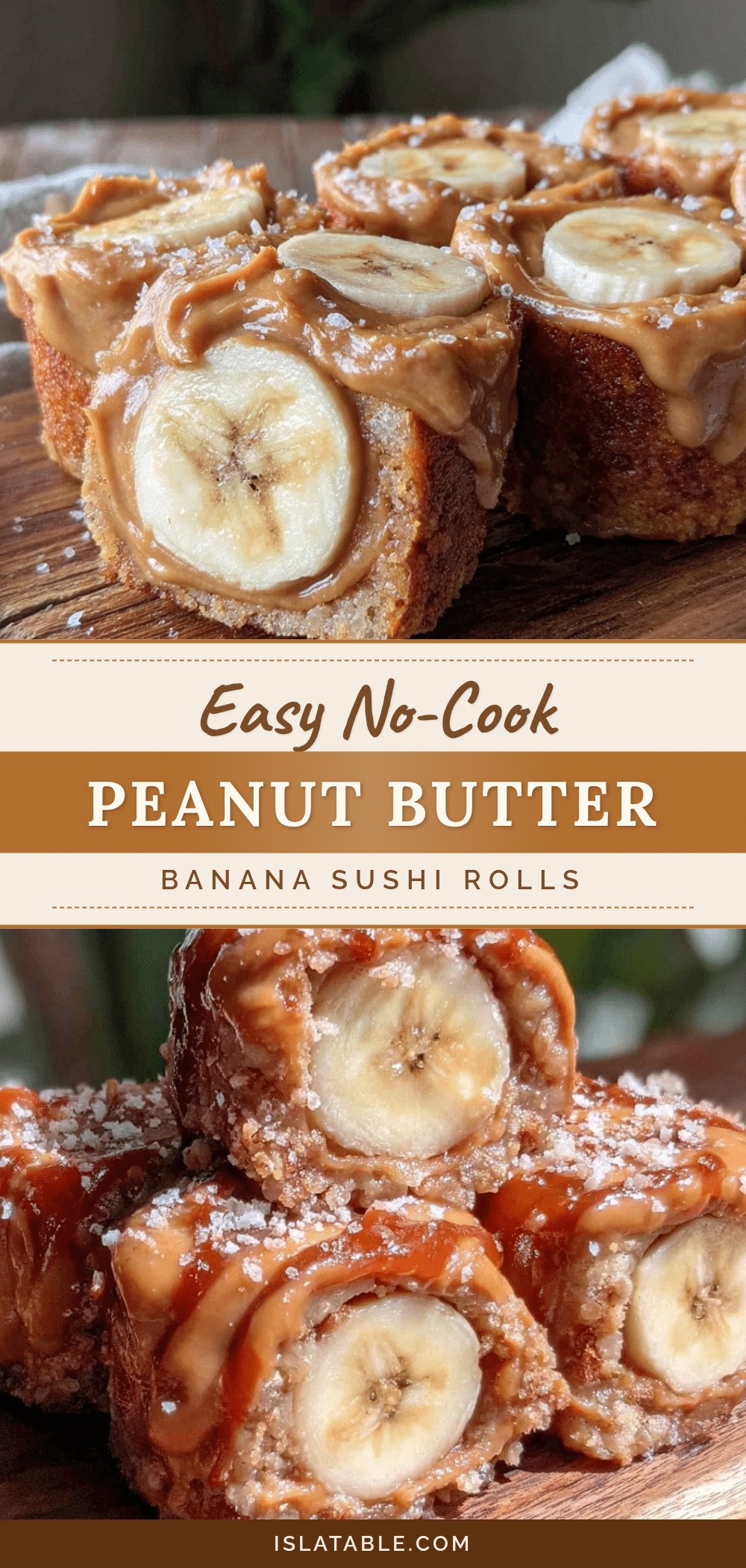 peanut butter banana sushi rolls recipe