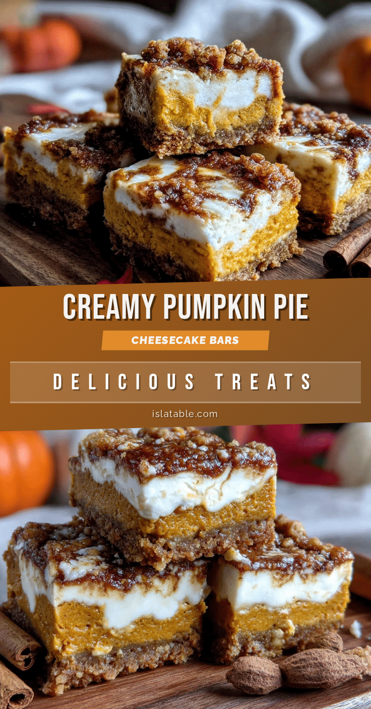 pumpkin pie cheesecake bars recipe
