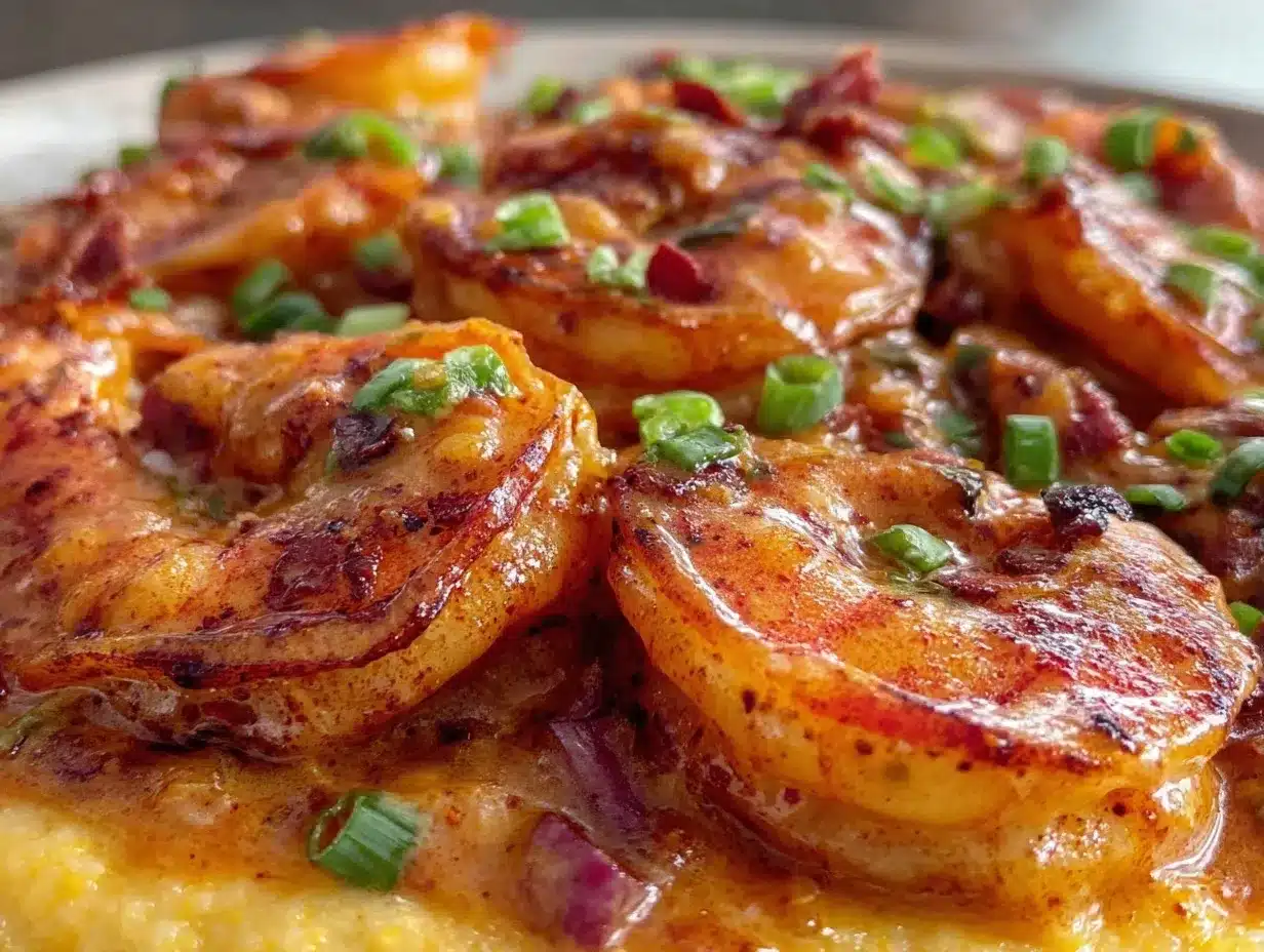 Quick Cajun Shrimp and Grits preparation steps