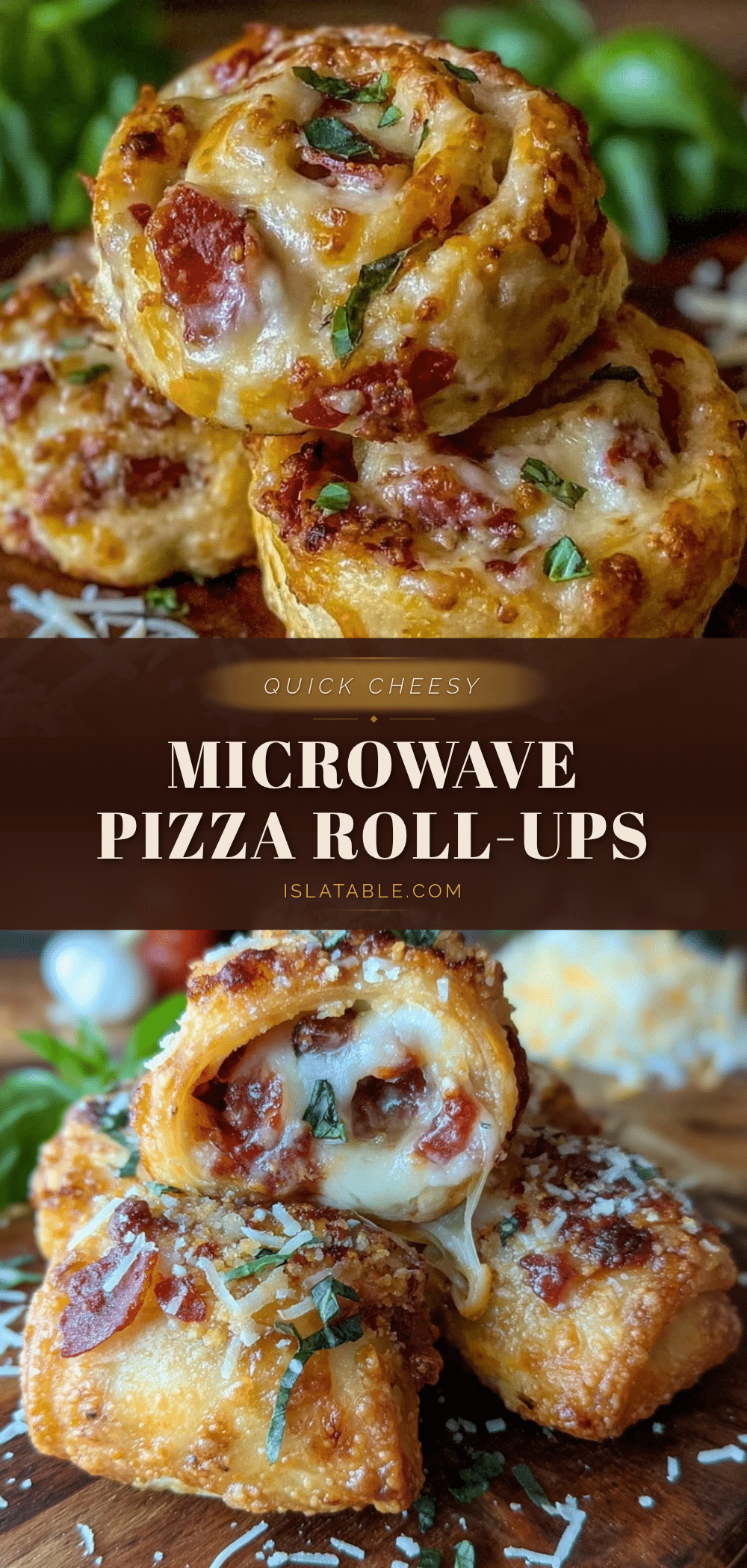 quick cheesy microwave pizza roll-ups recipe