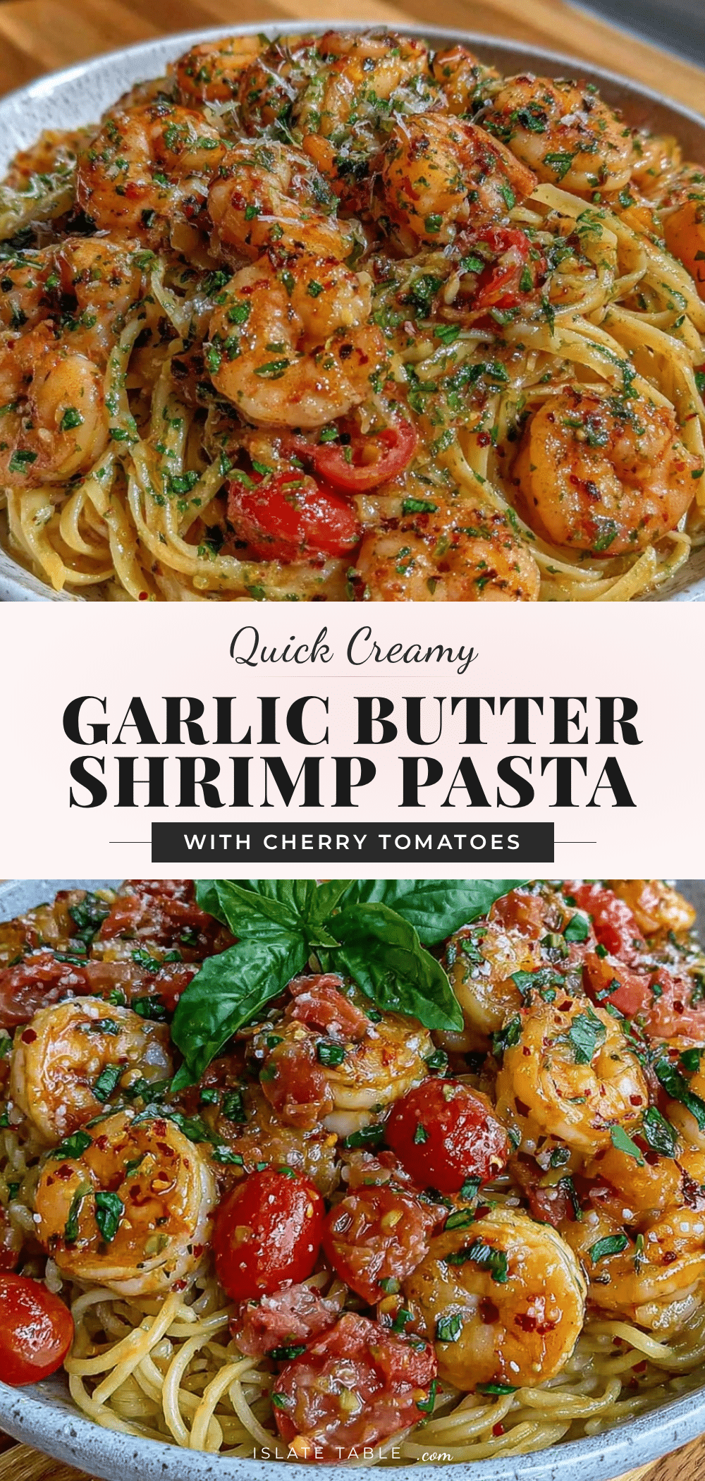 quick garlic butter shrimp pasta recipe