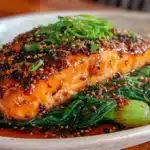 quick honey soy glazed salmon - featured image