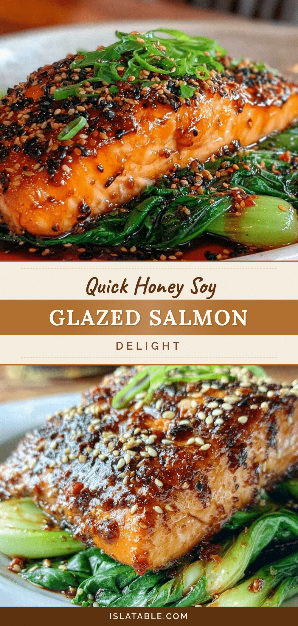quick honey soy glazed salmon recipe