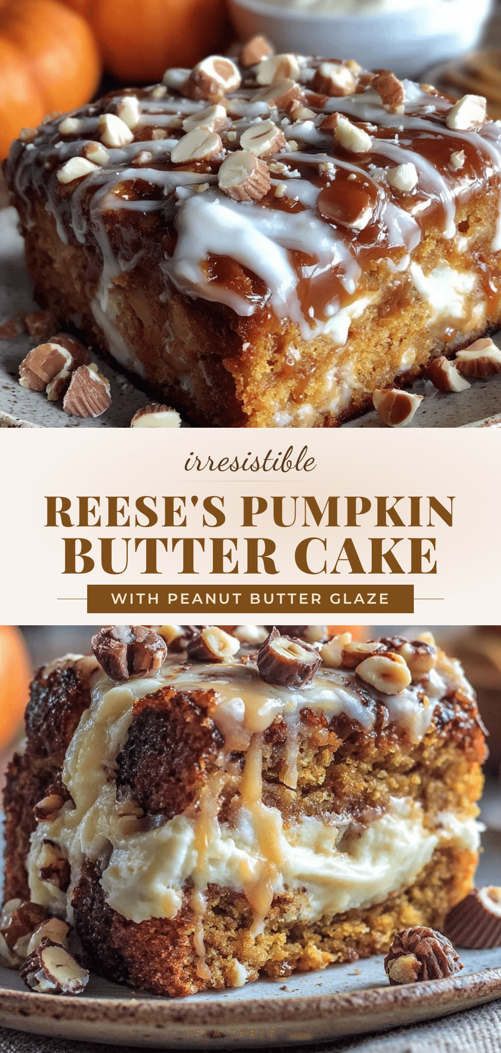Reeses Pumpkin Butter Cake recipe