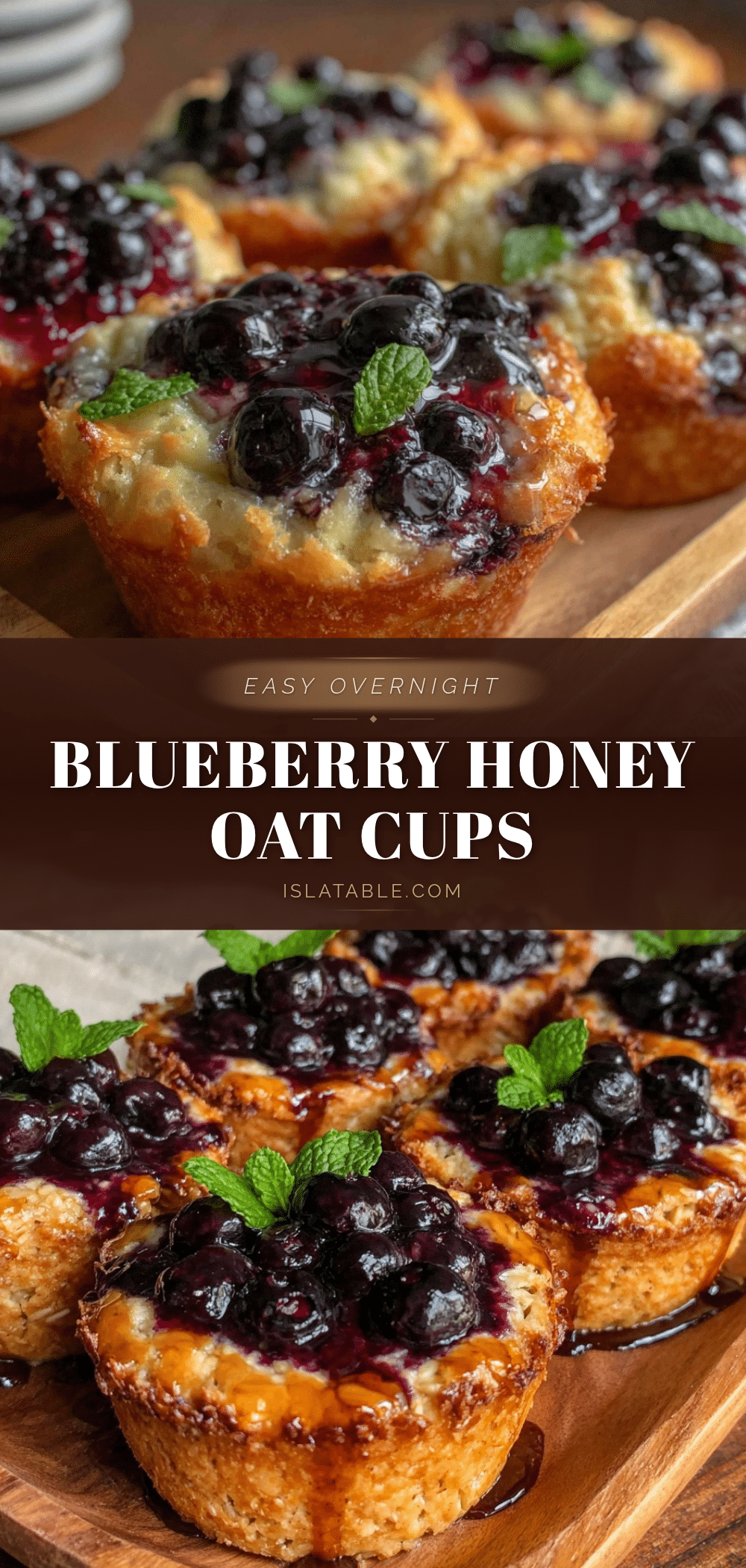 sheet pan overnight oat cups recipe