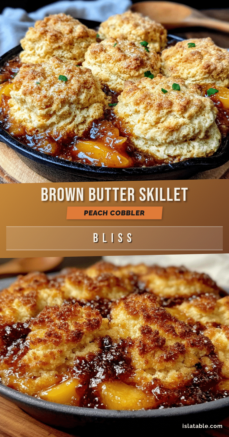 skillet peach cobbler recipe