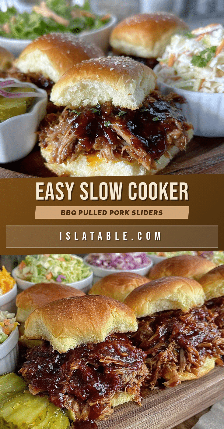 slow cooker bbq pulled pork sliders recipe