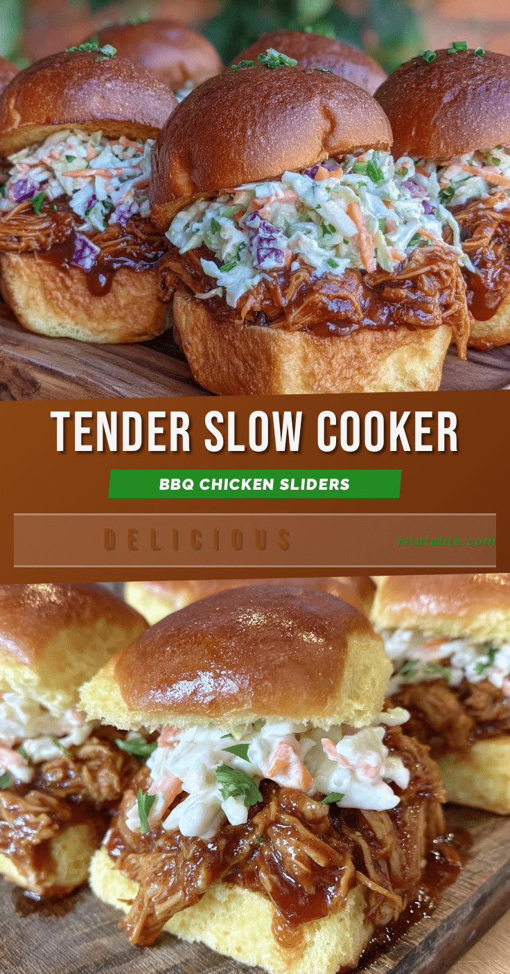slow cooker pulled bbq chicken sliders recipe