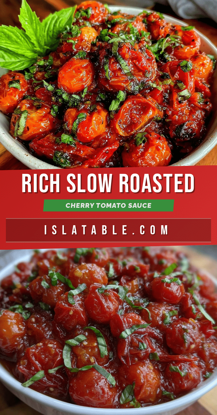 slow roasted cherry tomato pasta sauce recipe