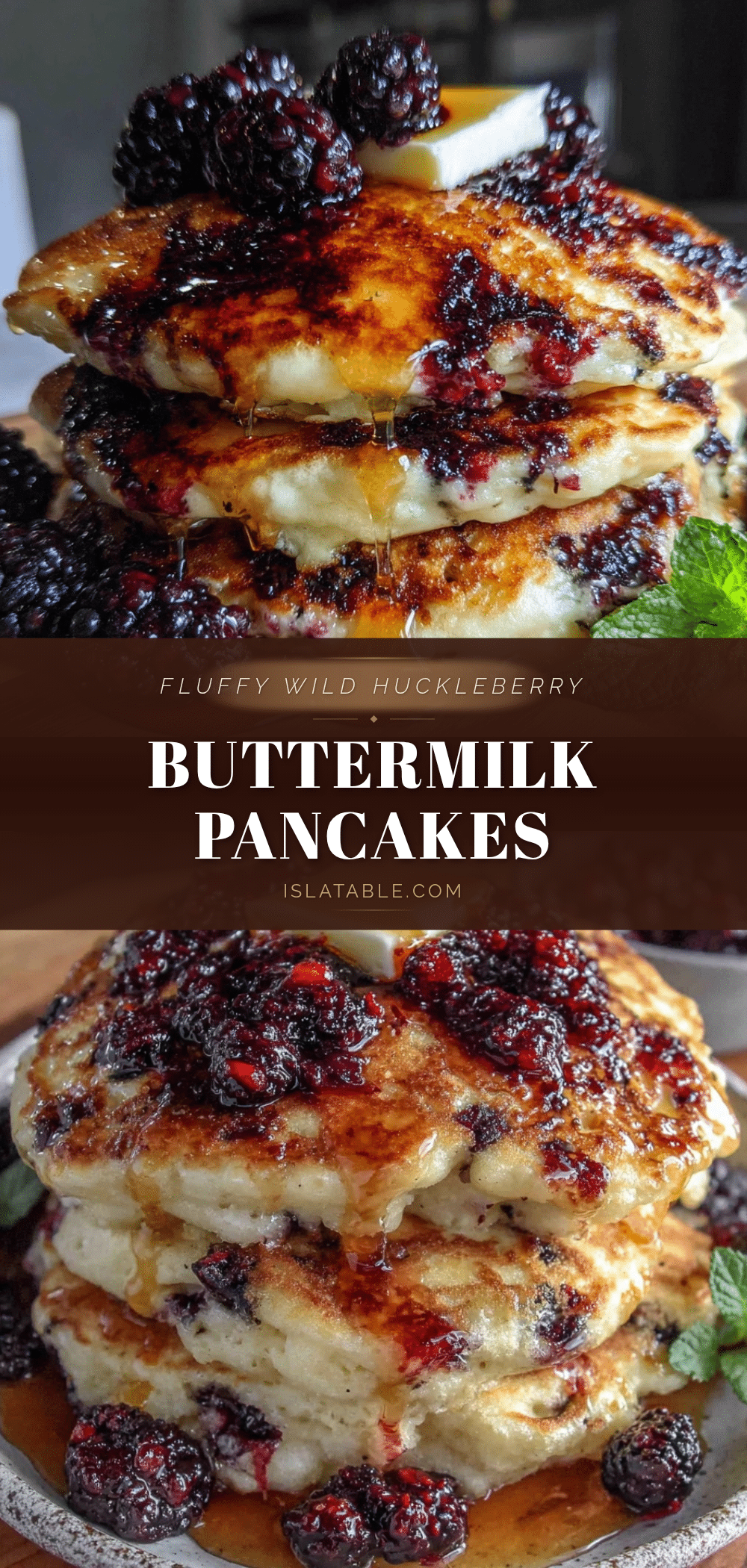 wild huckleberry buttermilk pancakes recipe