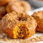 baked pumpkin donuts - featured image
