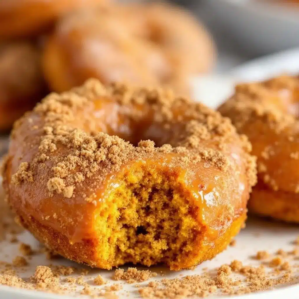 baked pumpkin donuts - featured image