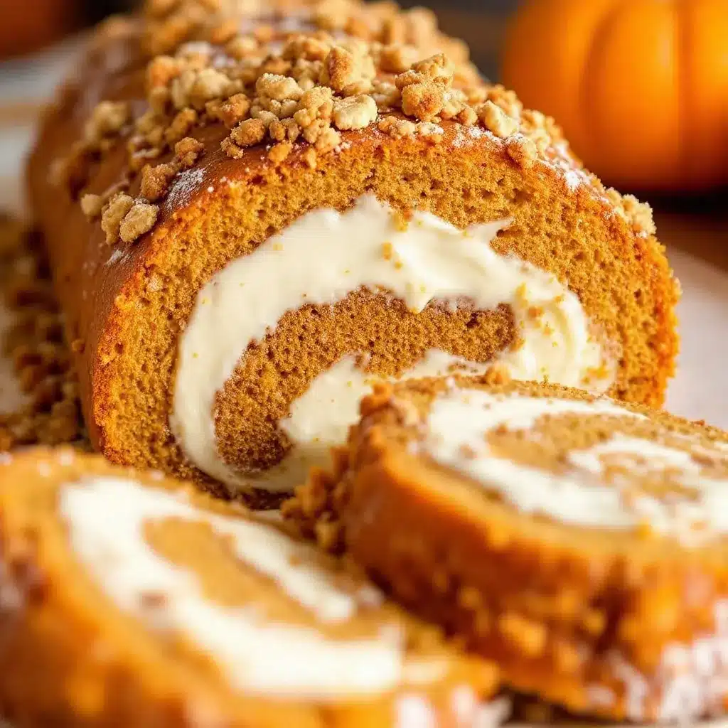 best pumpkin roll with cream cheese filling preparation steps