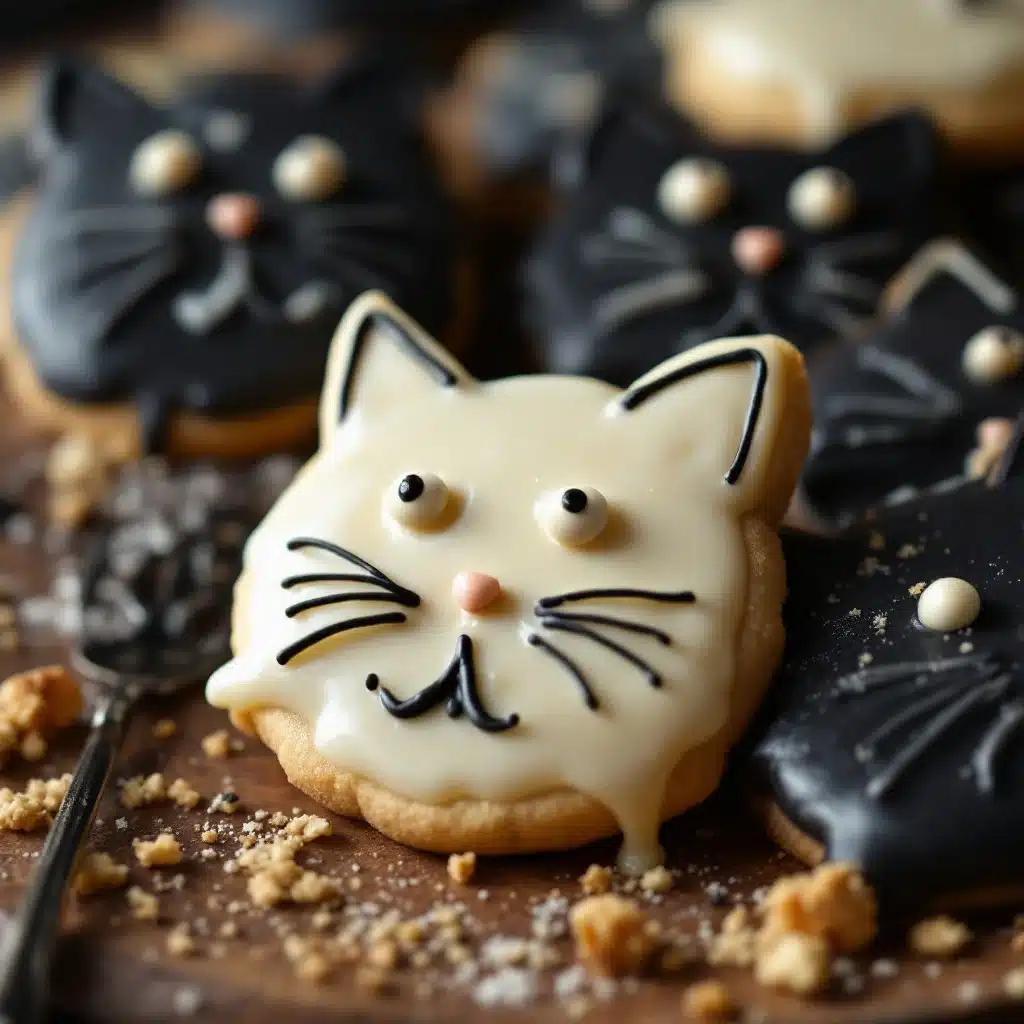 black cat sugar cookies - featured image