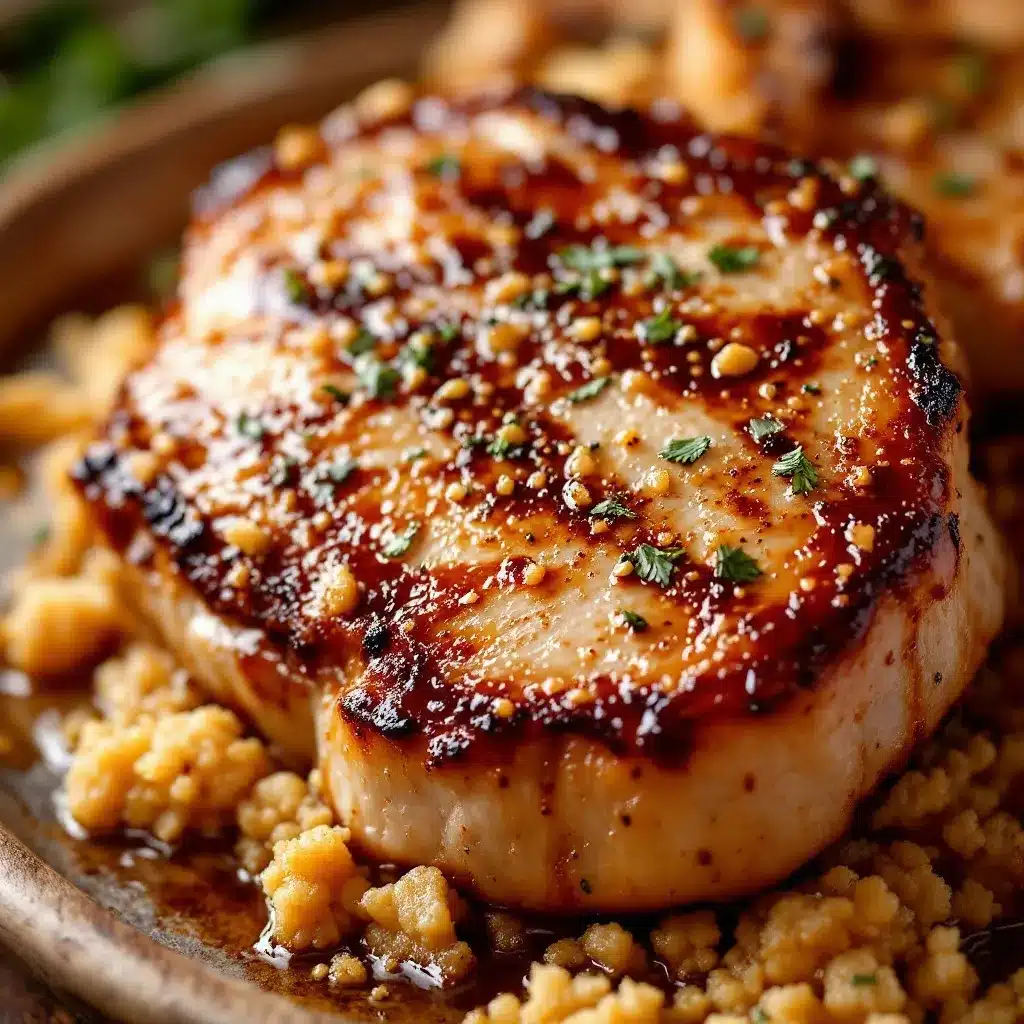 brown sugar bourbon glazed grilled pork chops preparation steps