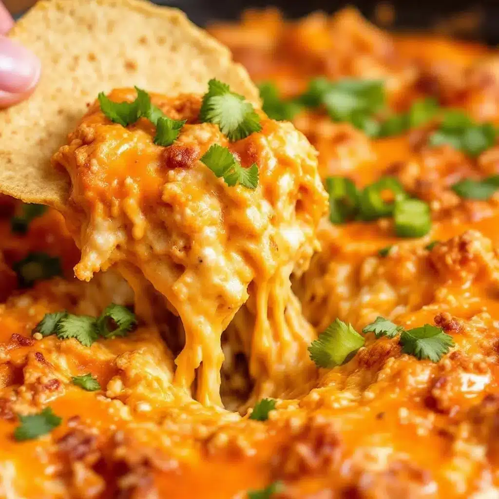 buffalo chicken tailgate dip - featured image
