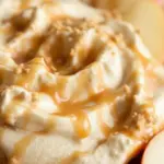 caramel apple cheesecake dip - featured image