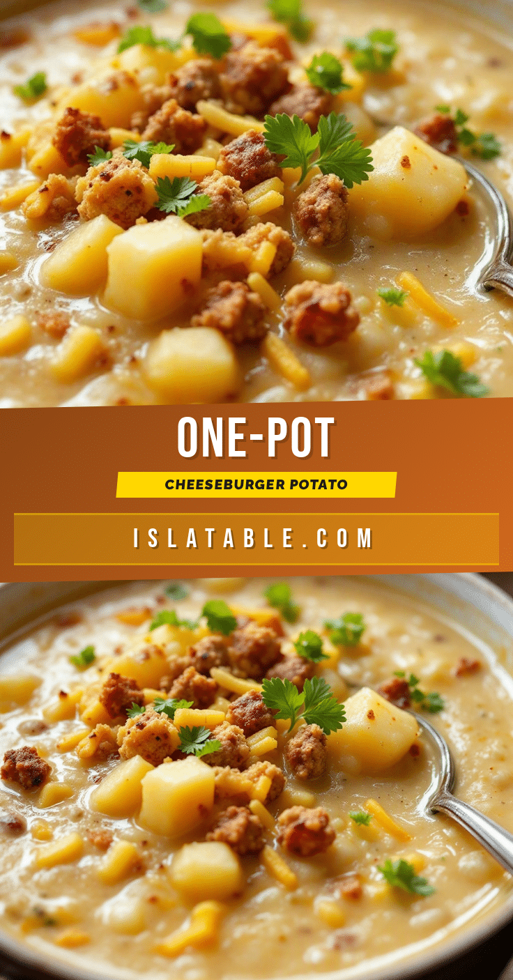 cheeseburger potato soup recipe