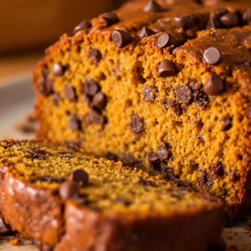 chocolate chip pumpkin bread - featured image