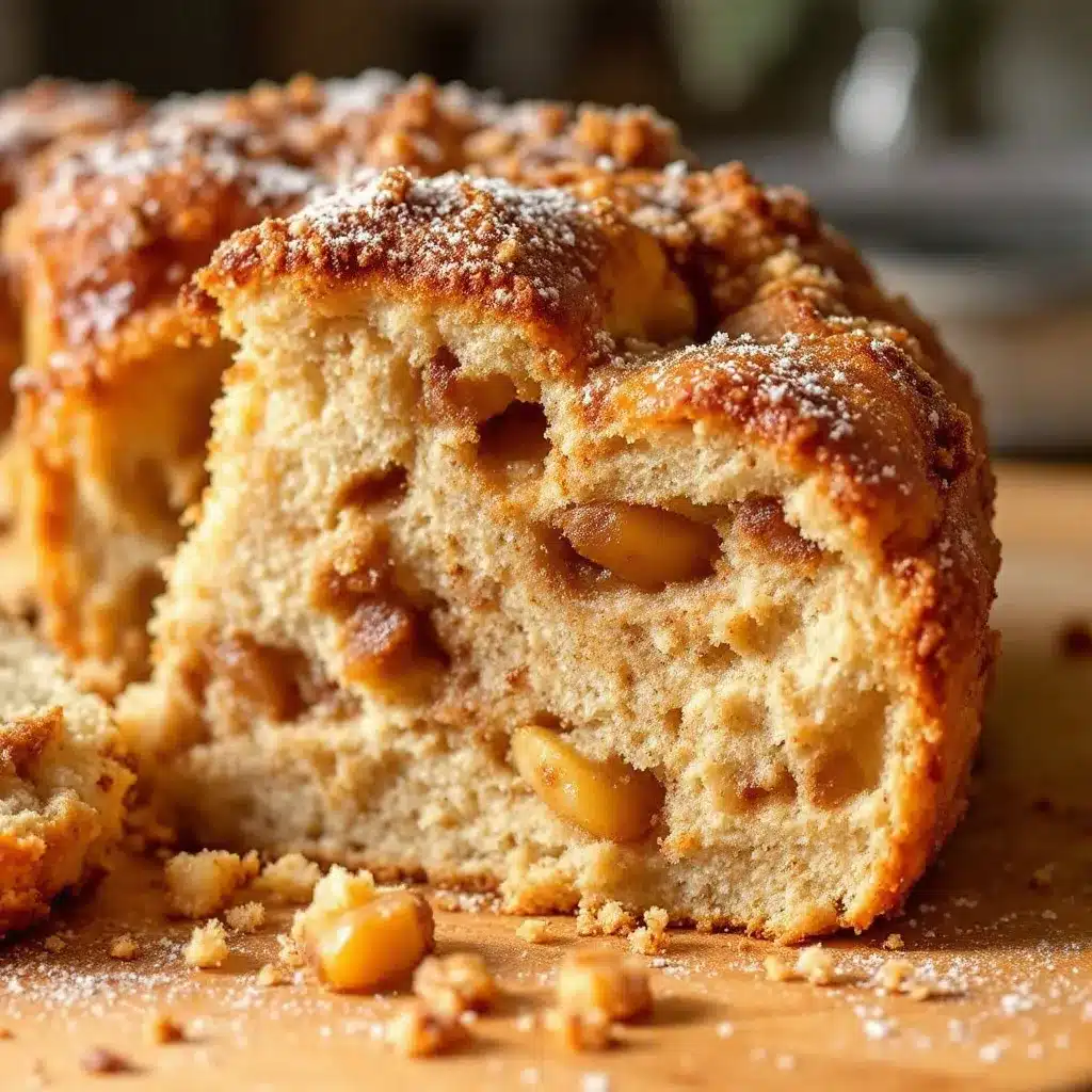 cinnamon sugar apple fritter bread preparation steps