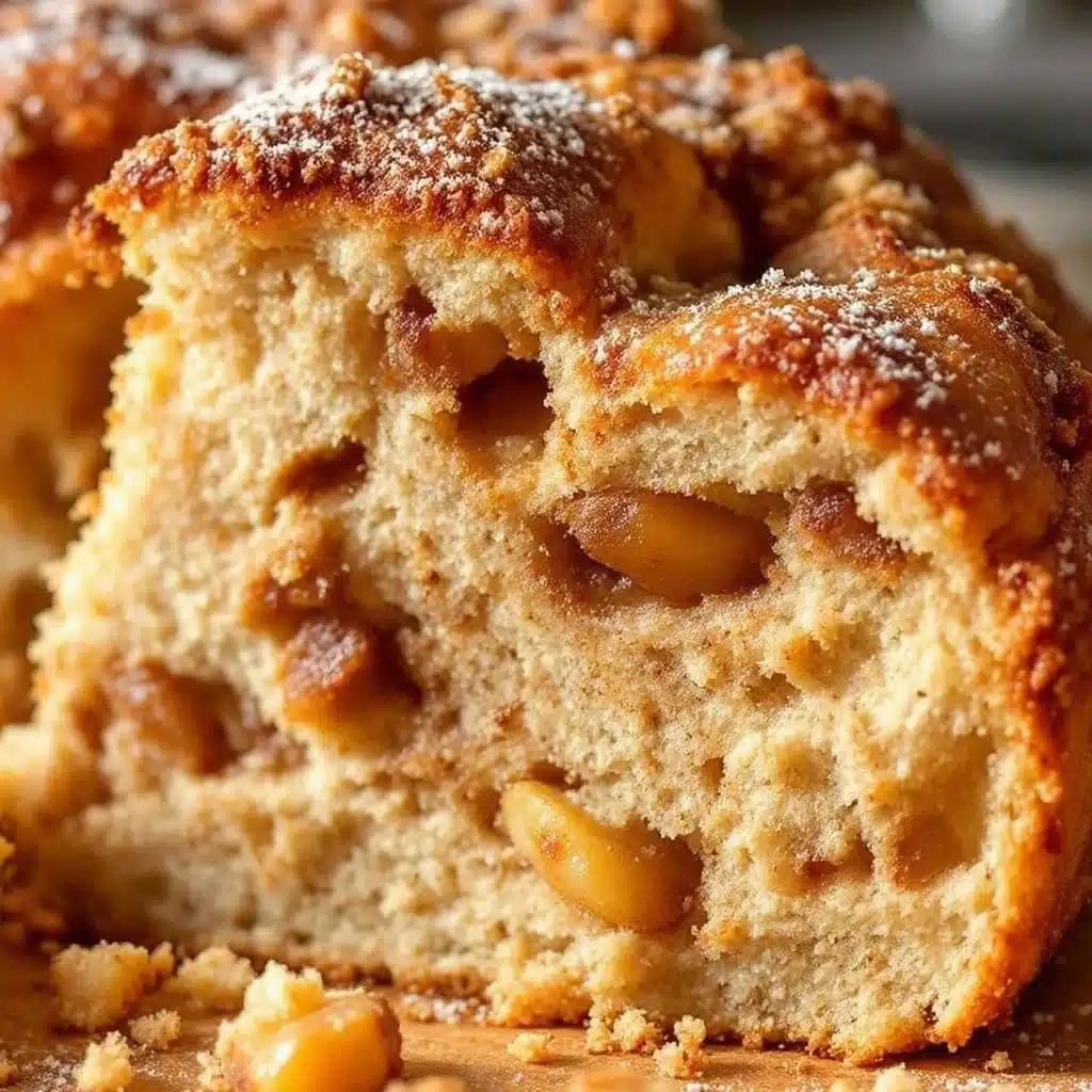 cinnamon sugar apple fritter bread - featured image
