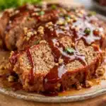 Classic Meatloaf with Brown Sugar Ketchup Glaze - featured image