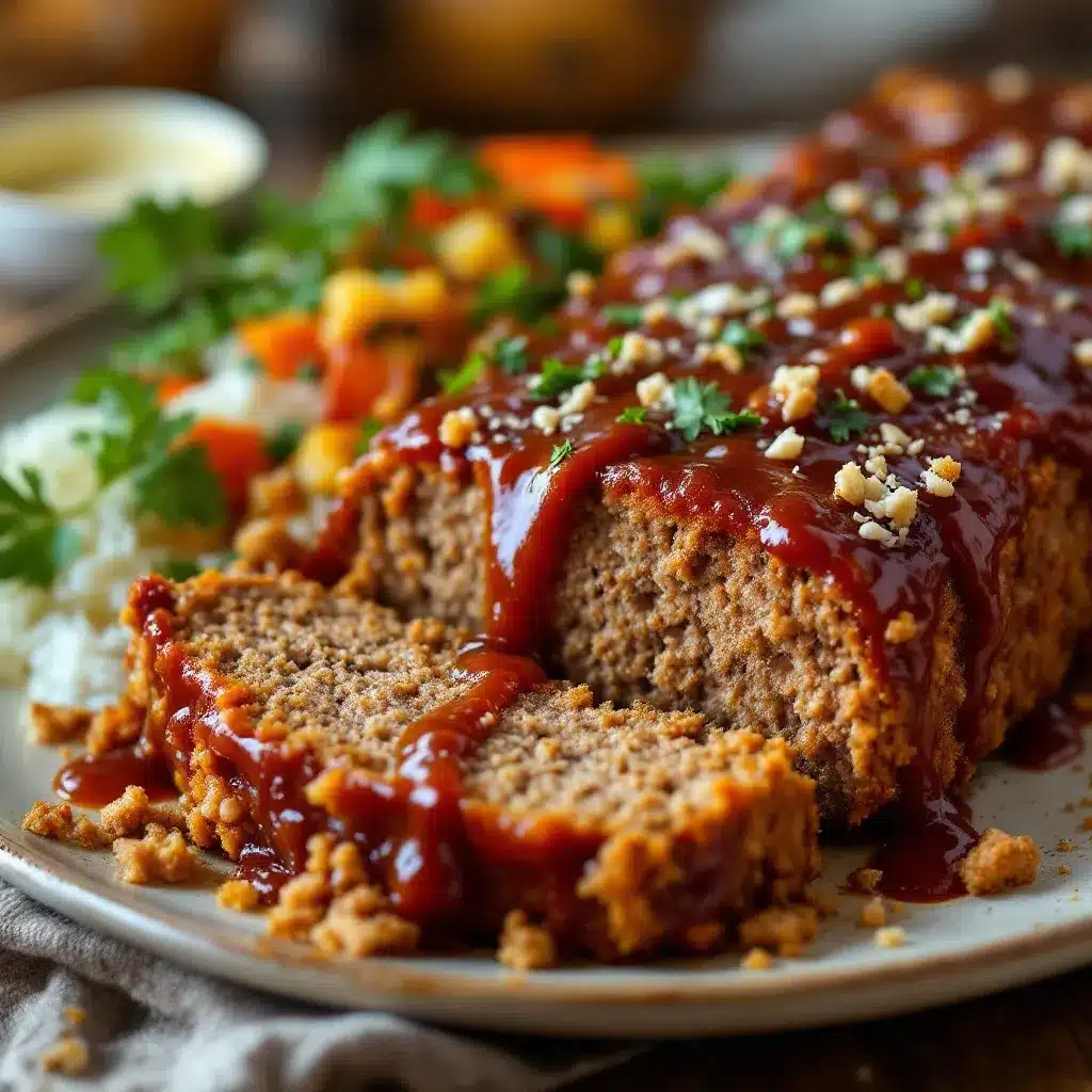 Classic Meatloaf with Brown Sugar Ketchup Glaze preparation steps